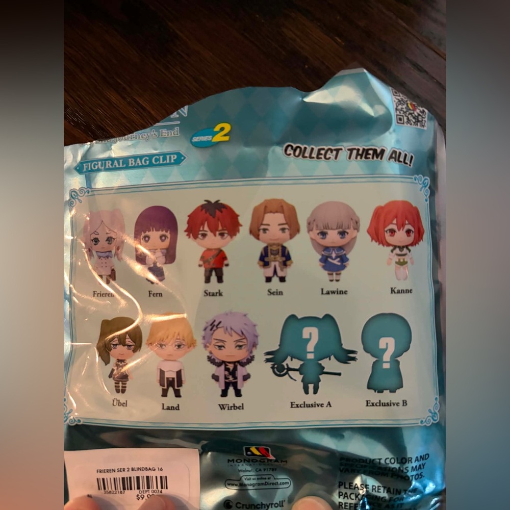 Monogram Frieren Series 2 Bag Clip 3D figural LOT OF 3‎ Lawine Stark Land Anime✅
